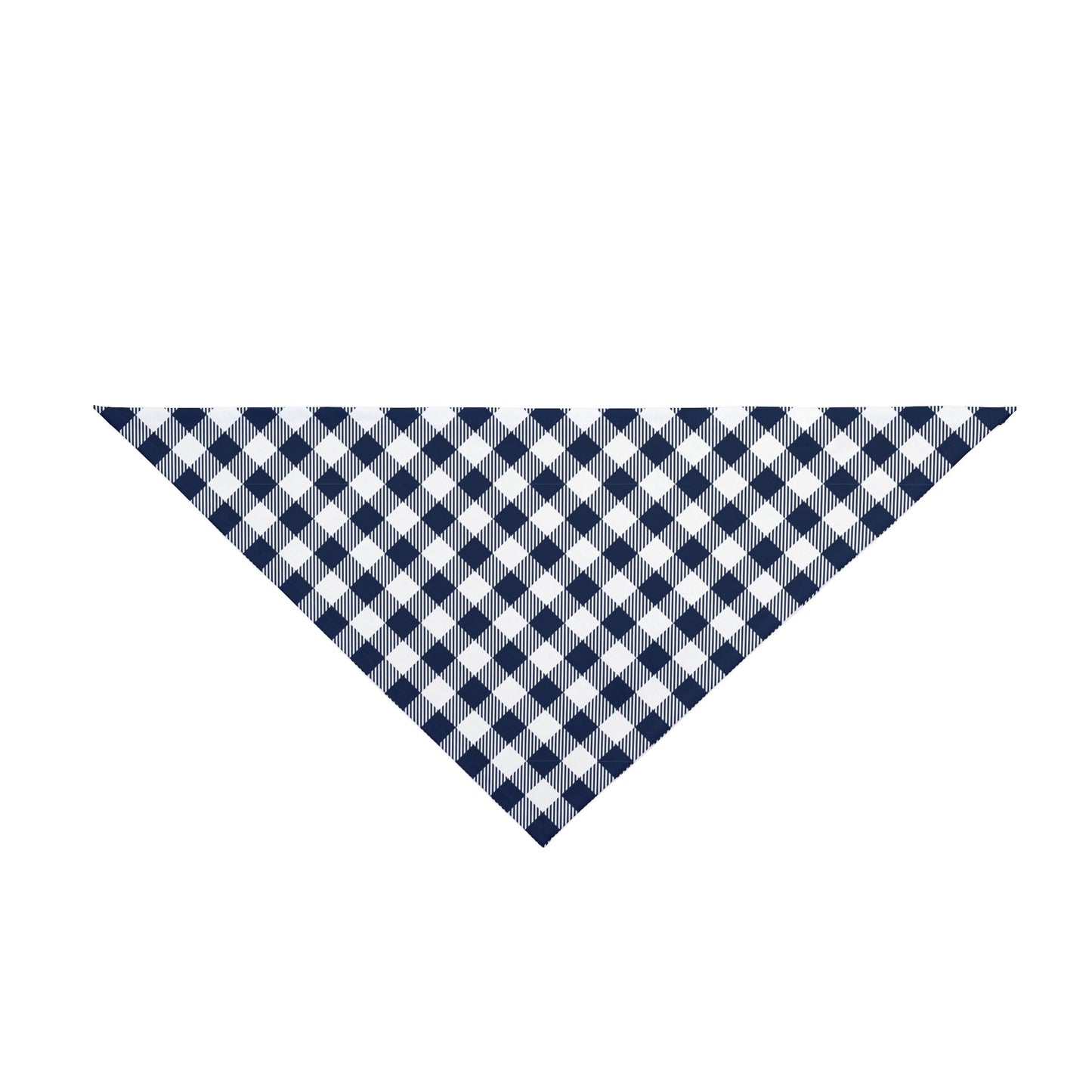 Pet Bandana | Navy & White | Gingham
