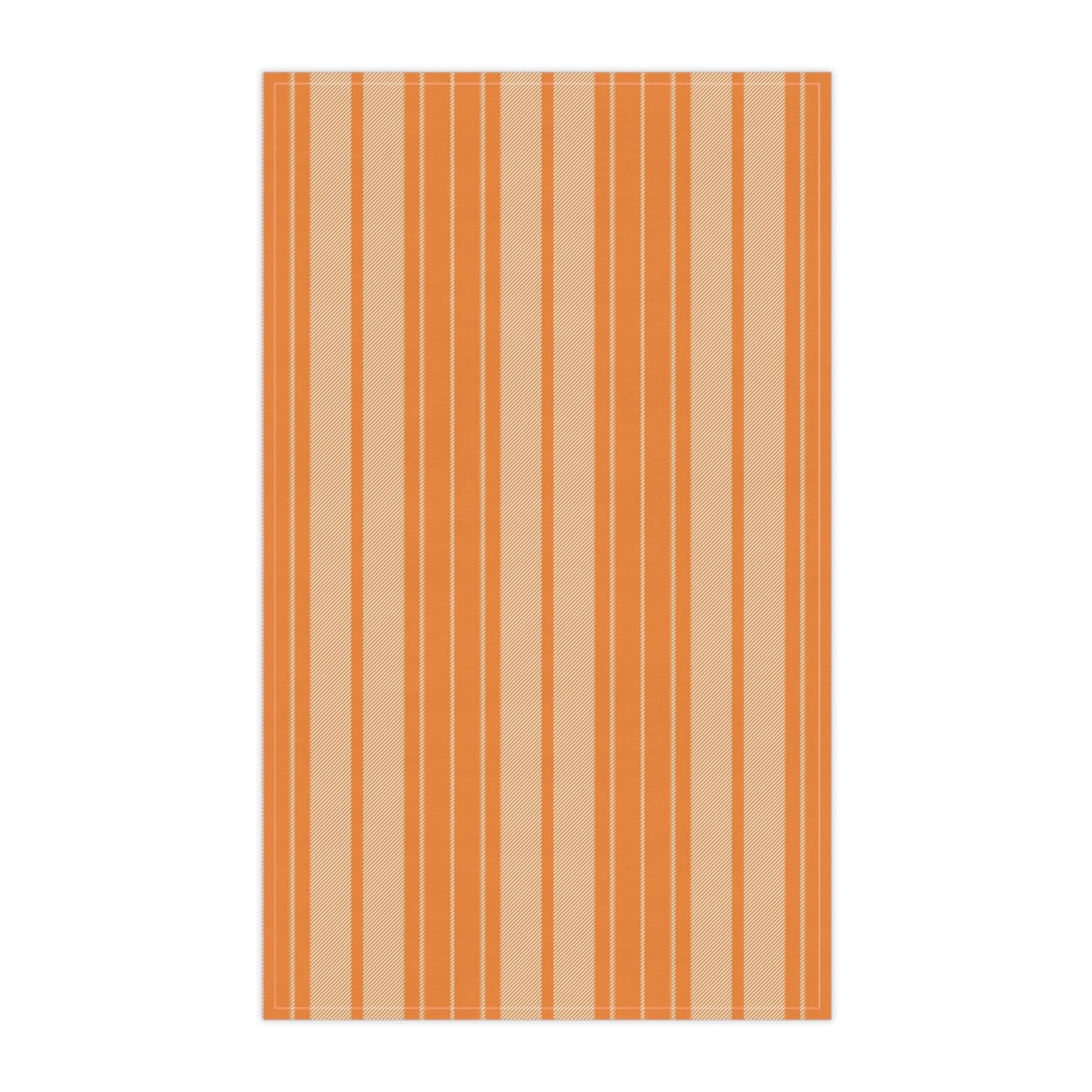 Tea Towels | Orange & White | Stripe