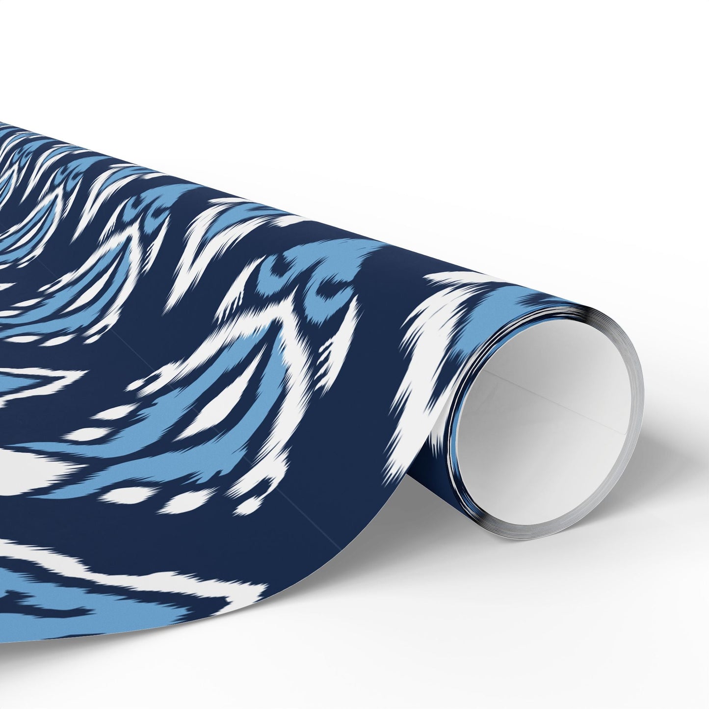 Gift Wrap | Light Blue & White | Ikat