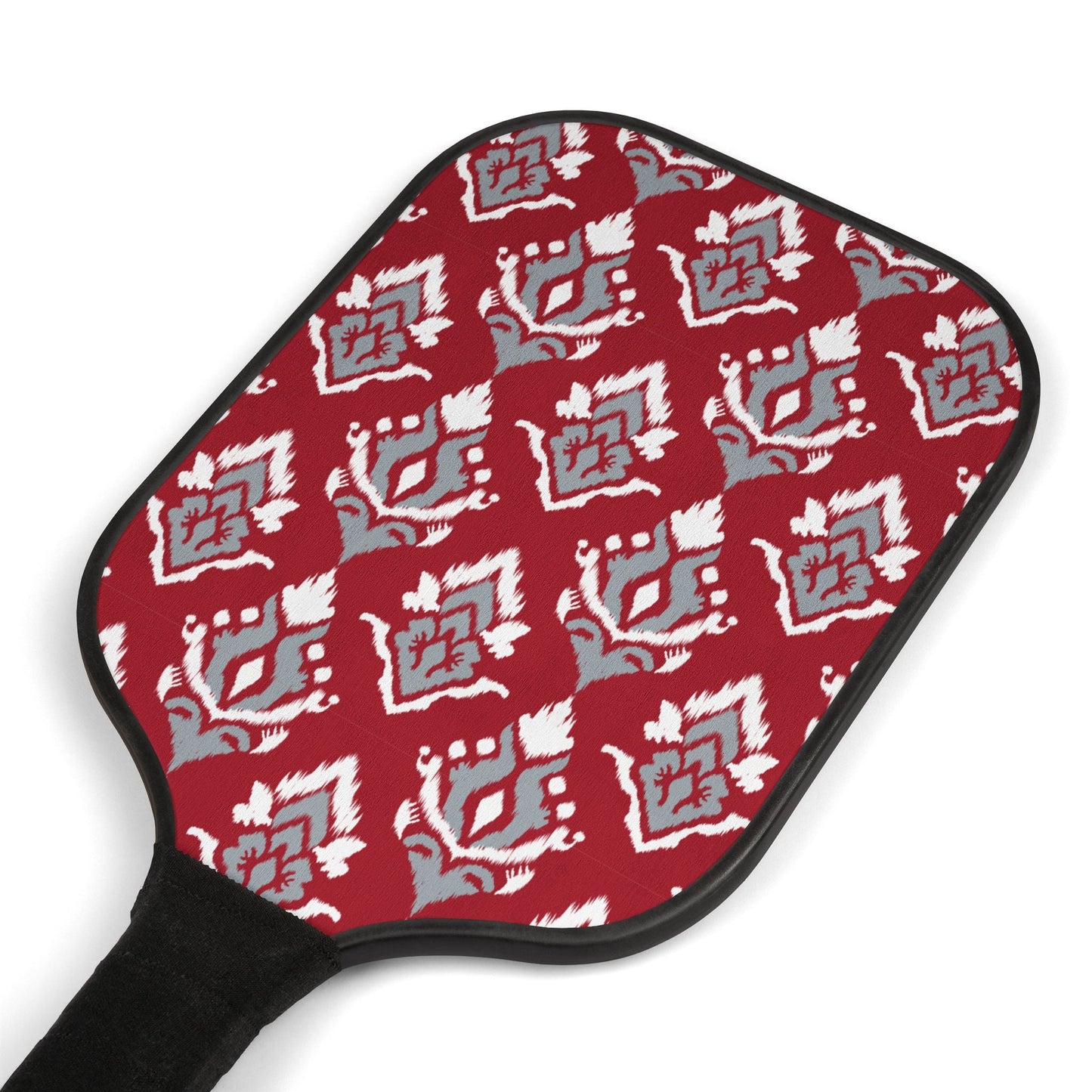 Pickleball Paddle Kit | Red & Gray | Ikat
