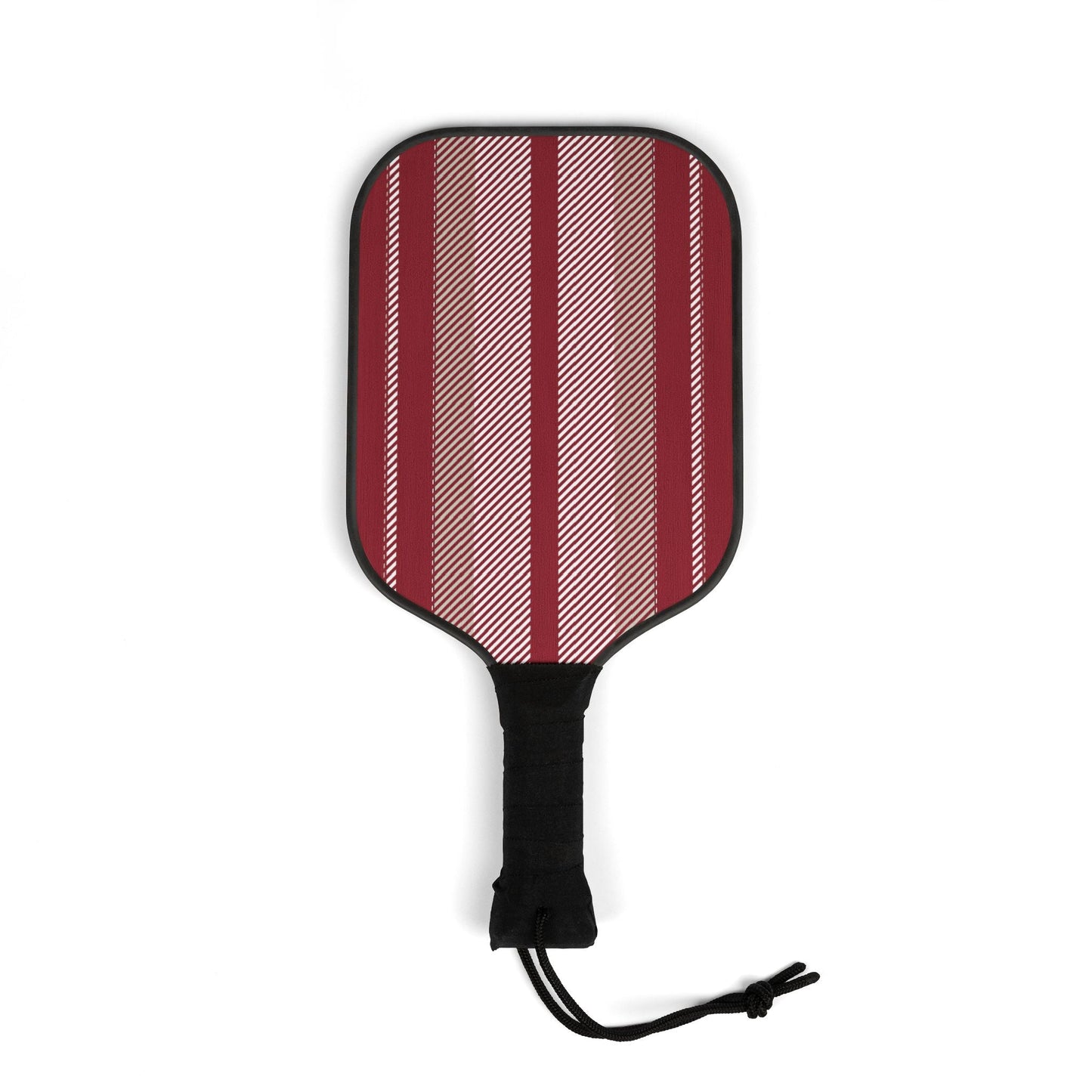 Pickleball Paddle Kit | Maroon & White | Stripe