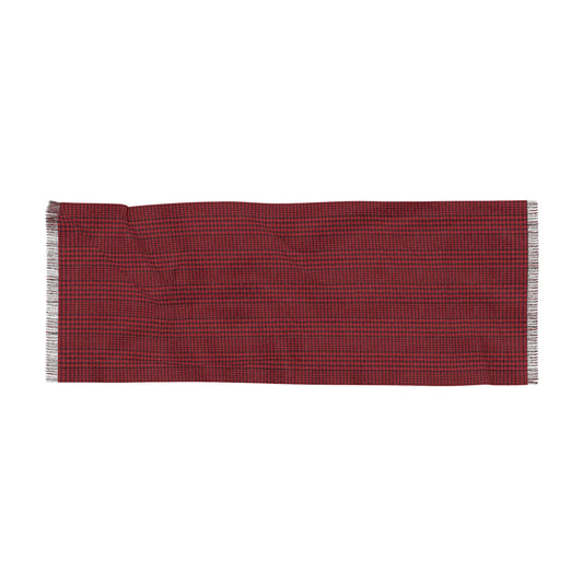Scarf | Red & Black | Tweed