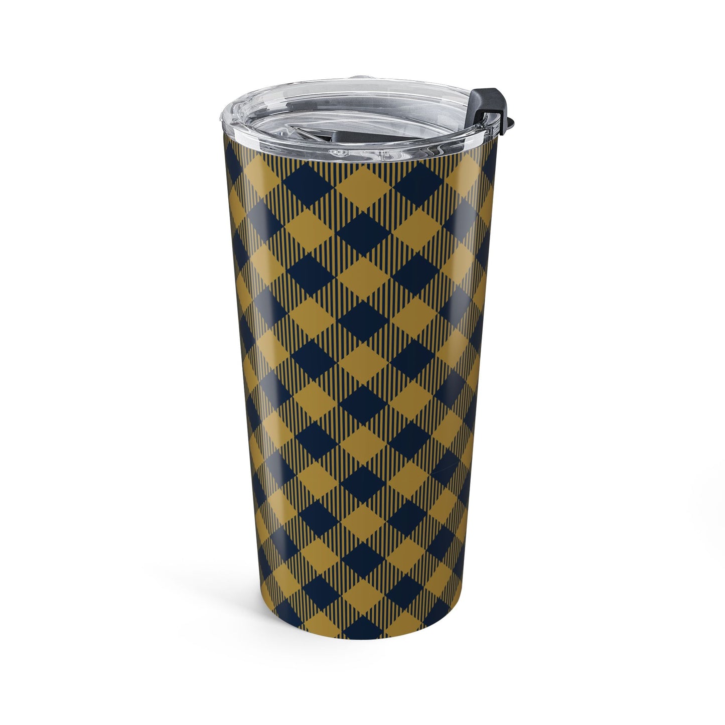 Tumbler | Notre Dame, Indiana | Gingham