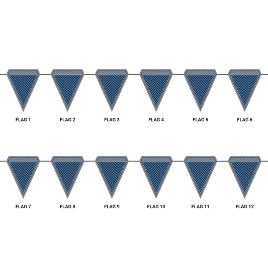 Flag Garland | Chapel Hill, North Carolina | Herringbone