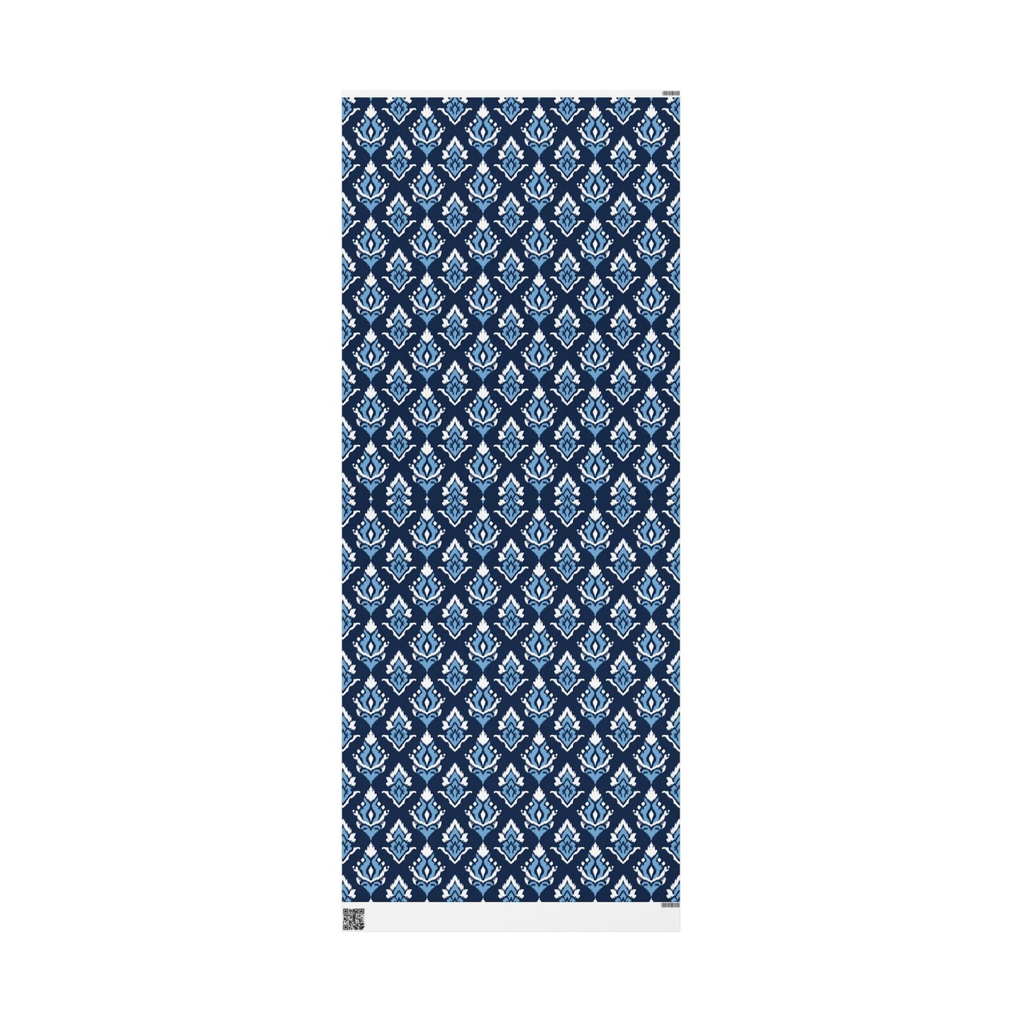 Gift Wrap | Light Blue & White | Ikat