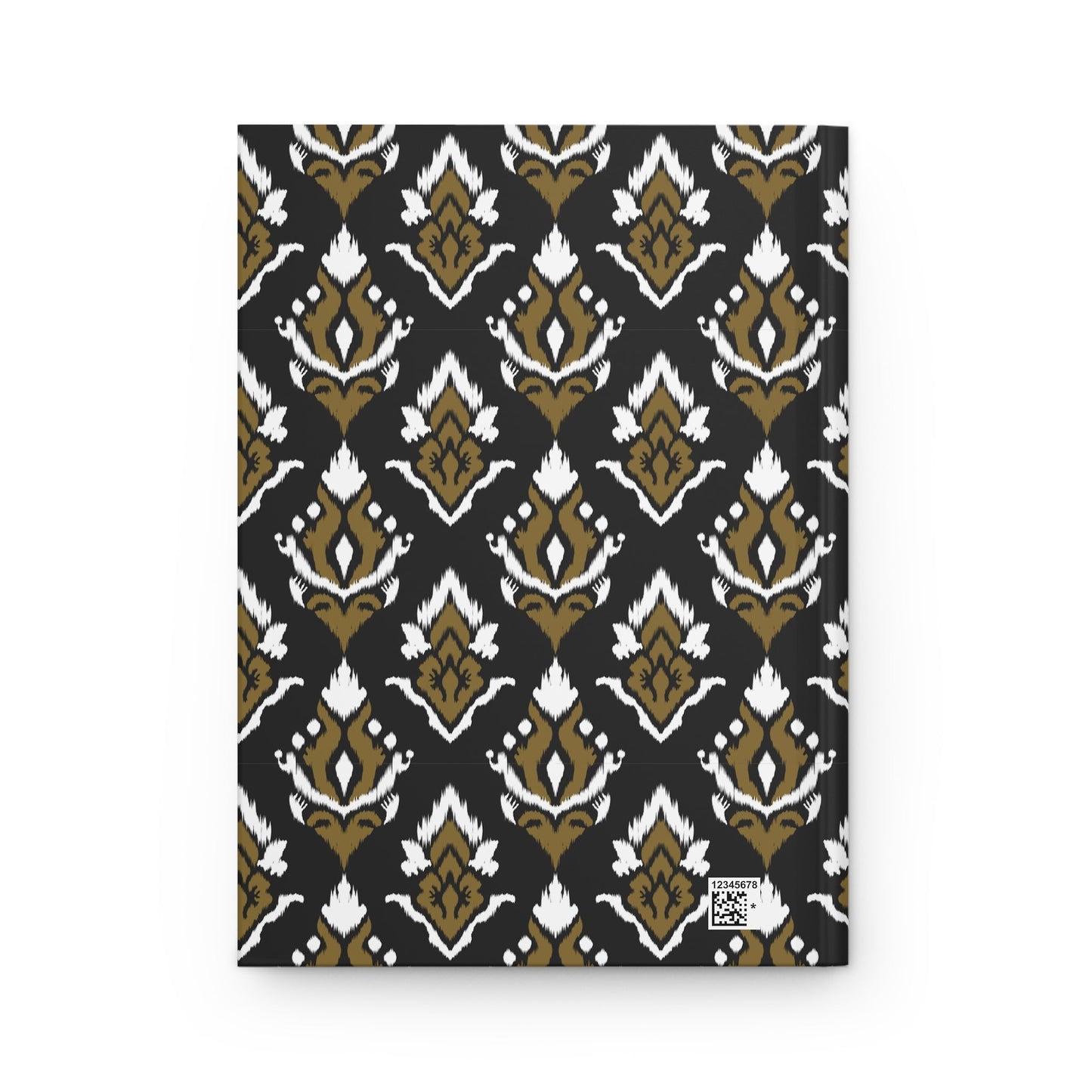 Hardcover Journal | Black & Gold | Ikat