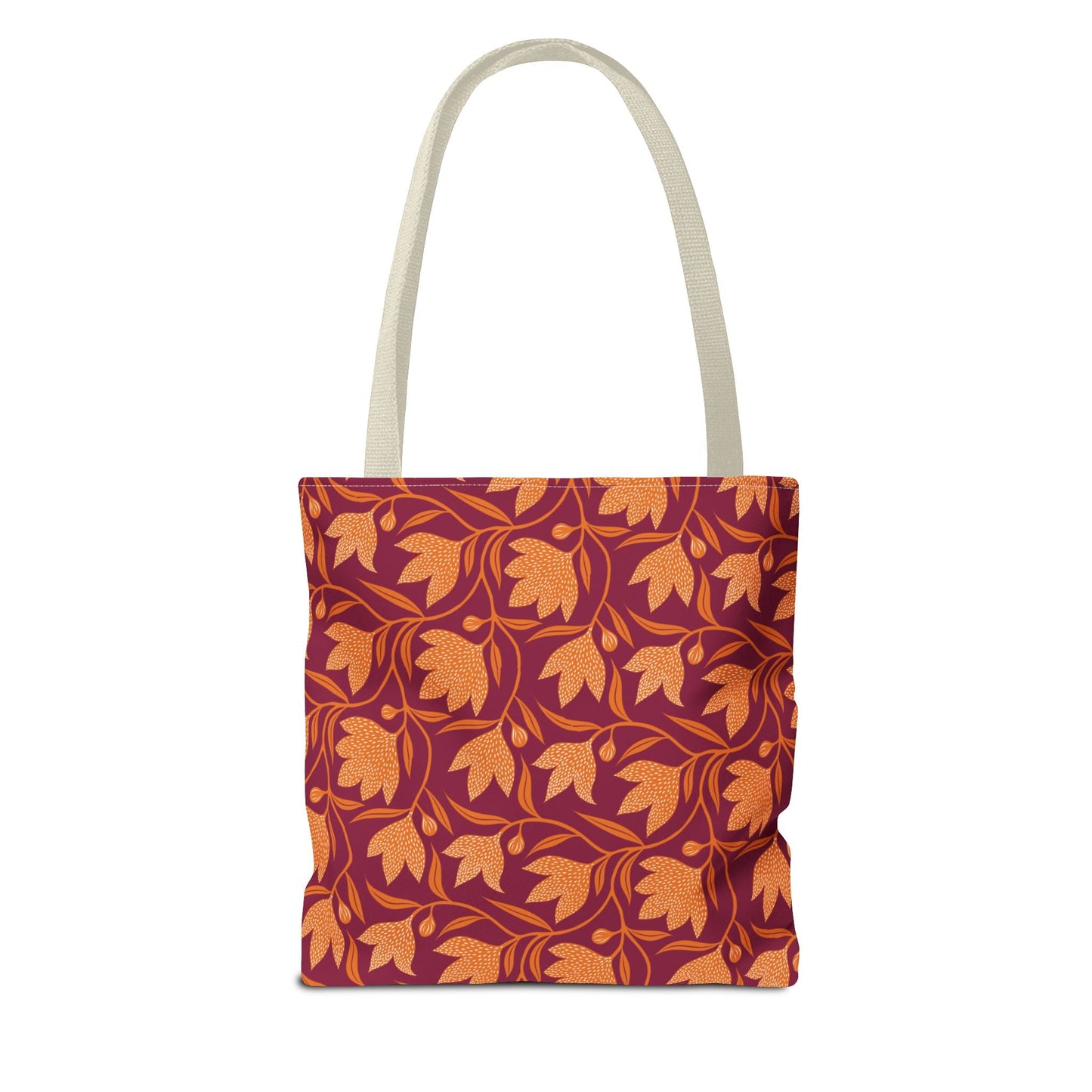 Tote Bags | Maroon & Orange | Magnolia