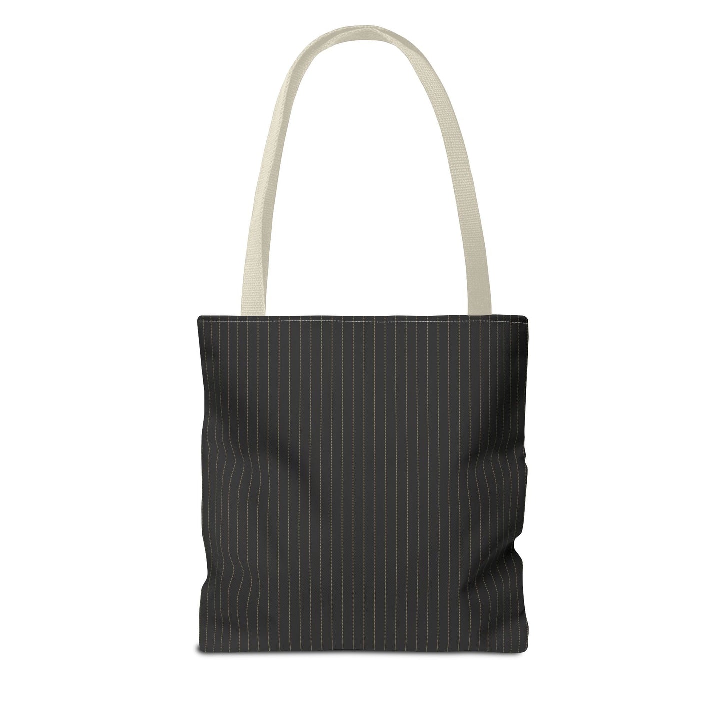 Tote Bags | Black & Gold | Pinstripe