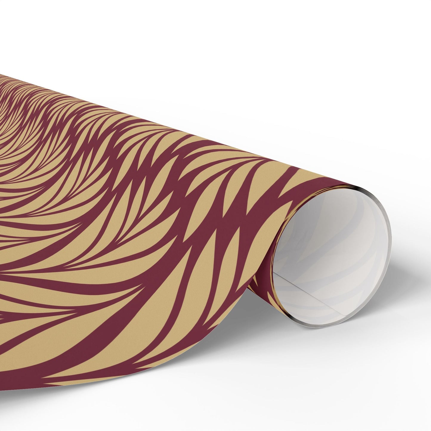 Gift Wrap | Maroon & Gold | Palm