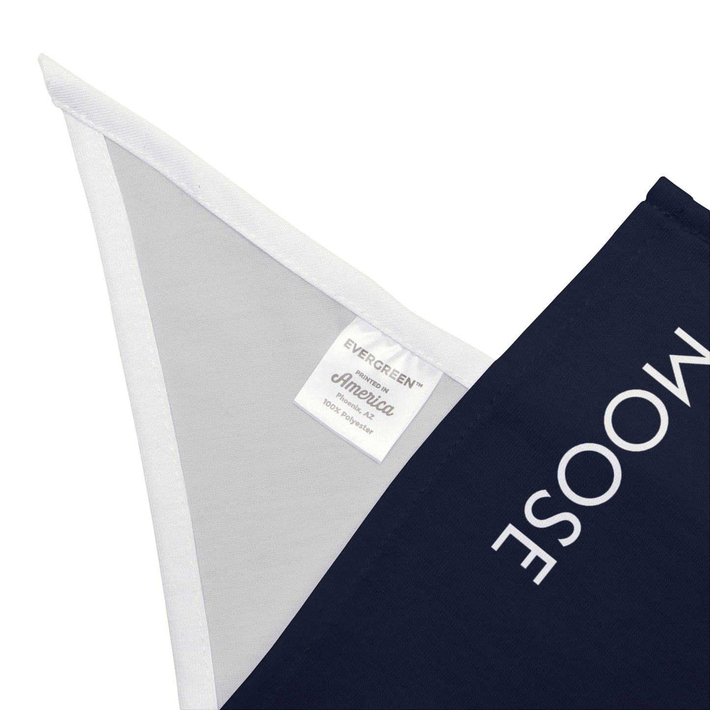 Pet Bandana- Personalized | Navy & White | Dark