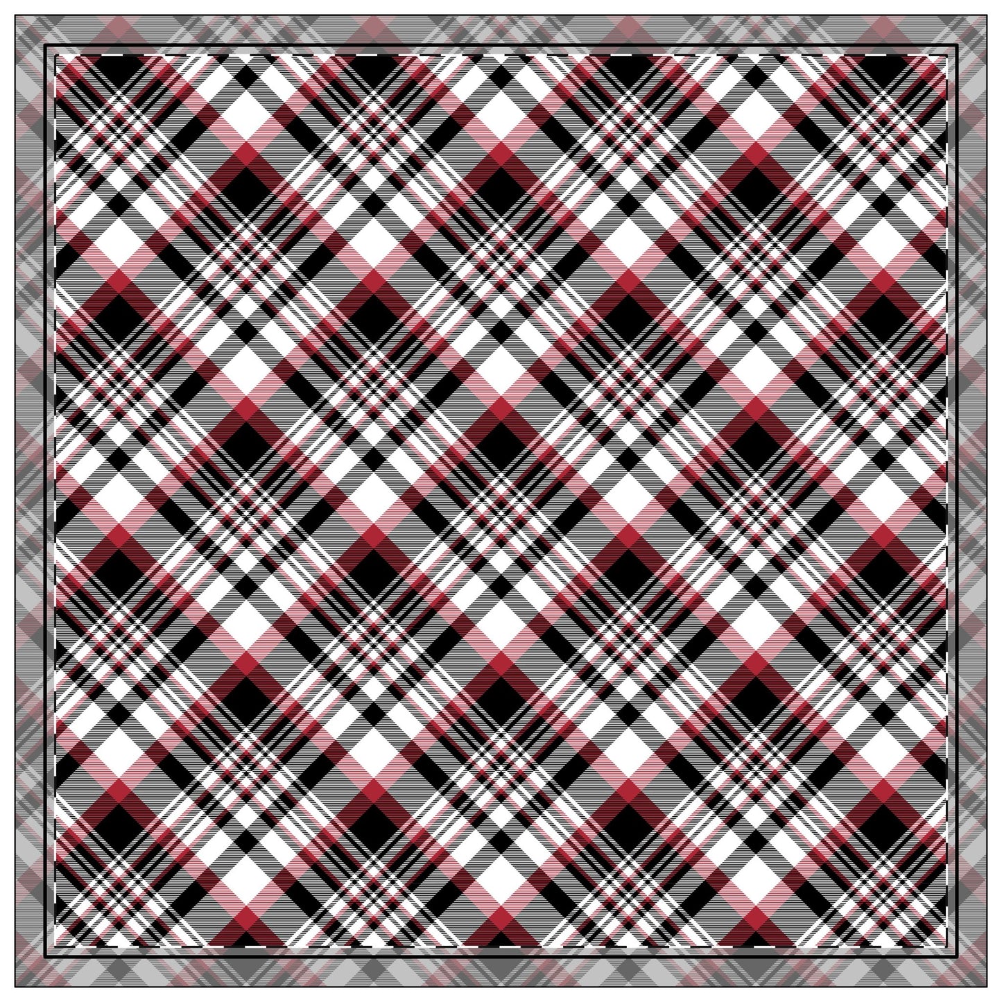 Napkin 4-set | Athens, Georgia | Tartan