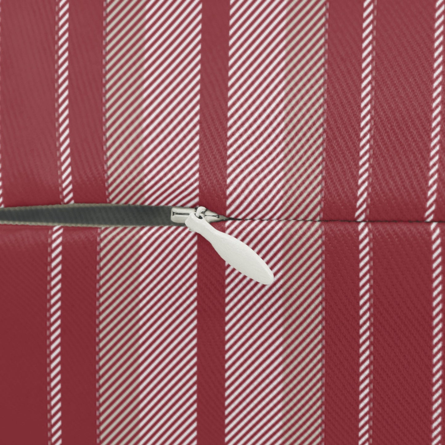 Pillow | Maroon & White | Stripe