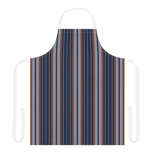 Apron | Orange & Blue | Stripe