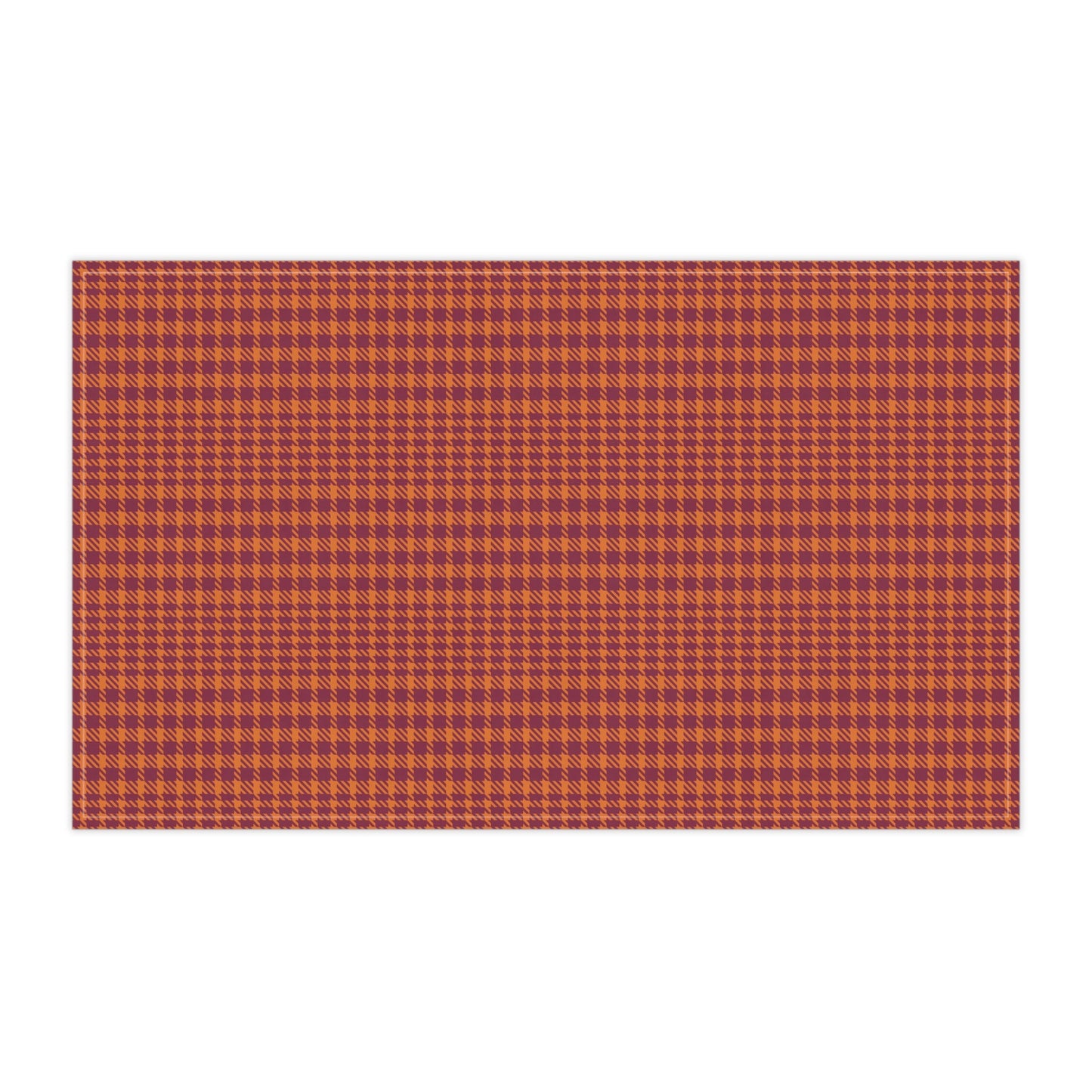 Tea Towels | Maroon & Orange | Tweed