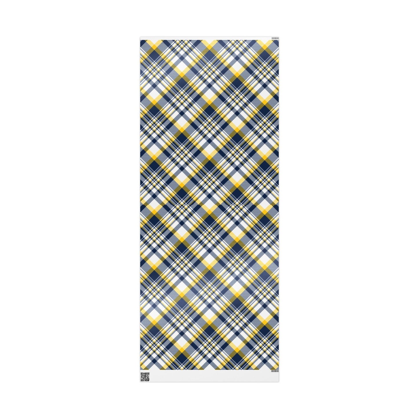 Gift Wrap | Yellow & Blue | Tartan