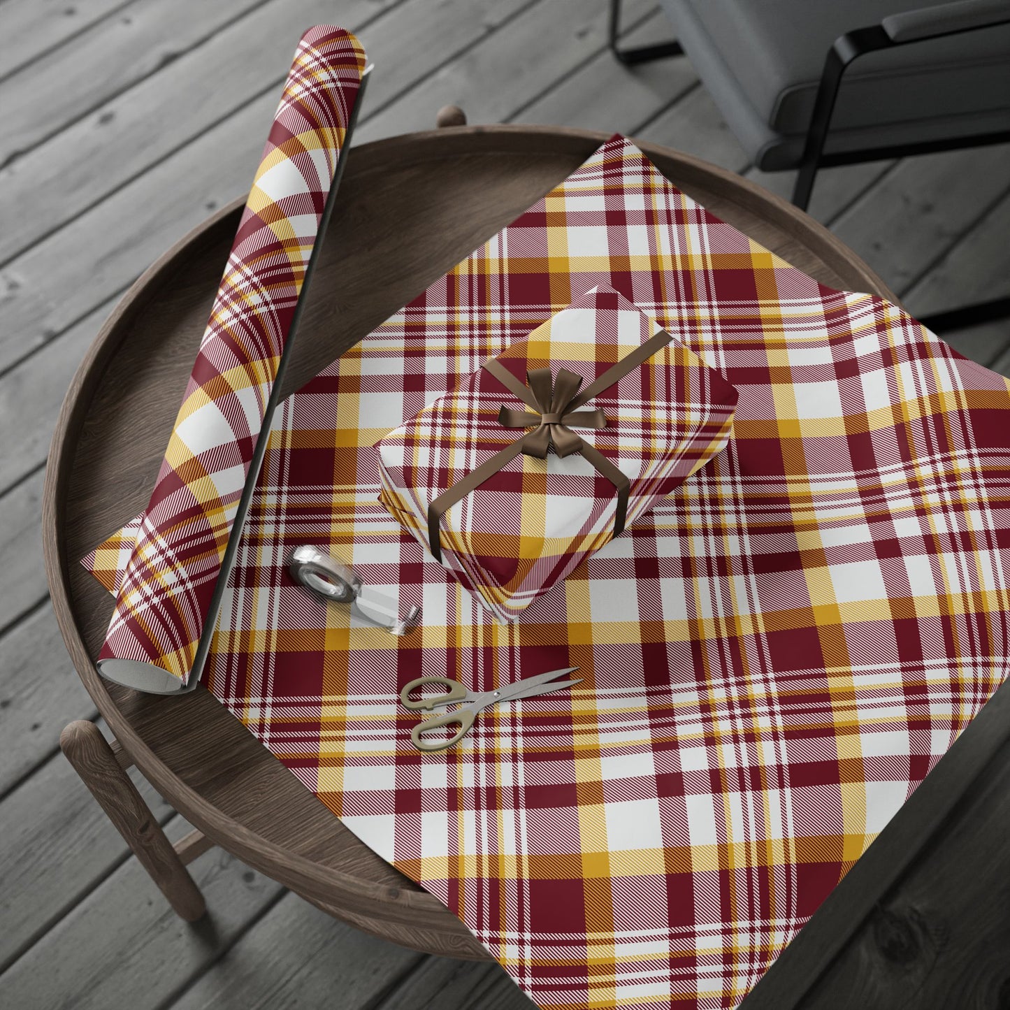 Gift Wrap | Los Angeles, California | Tartan