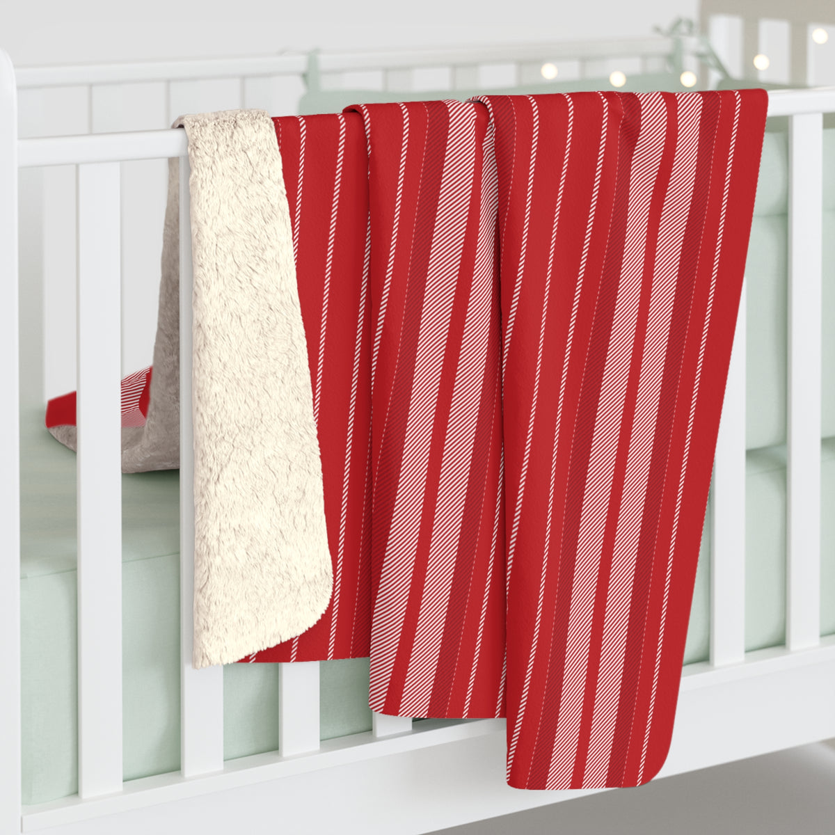 Sherpa Blanket | Madison, Wisconsin | Stripe