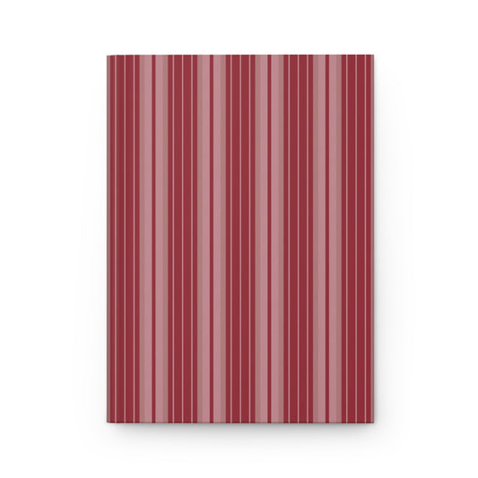 Journal | Maroon & White | Stripe