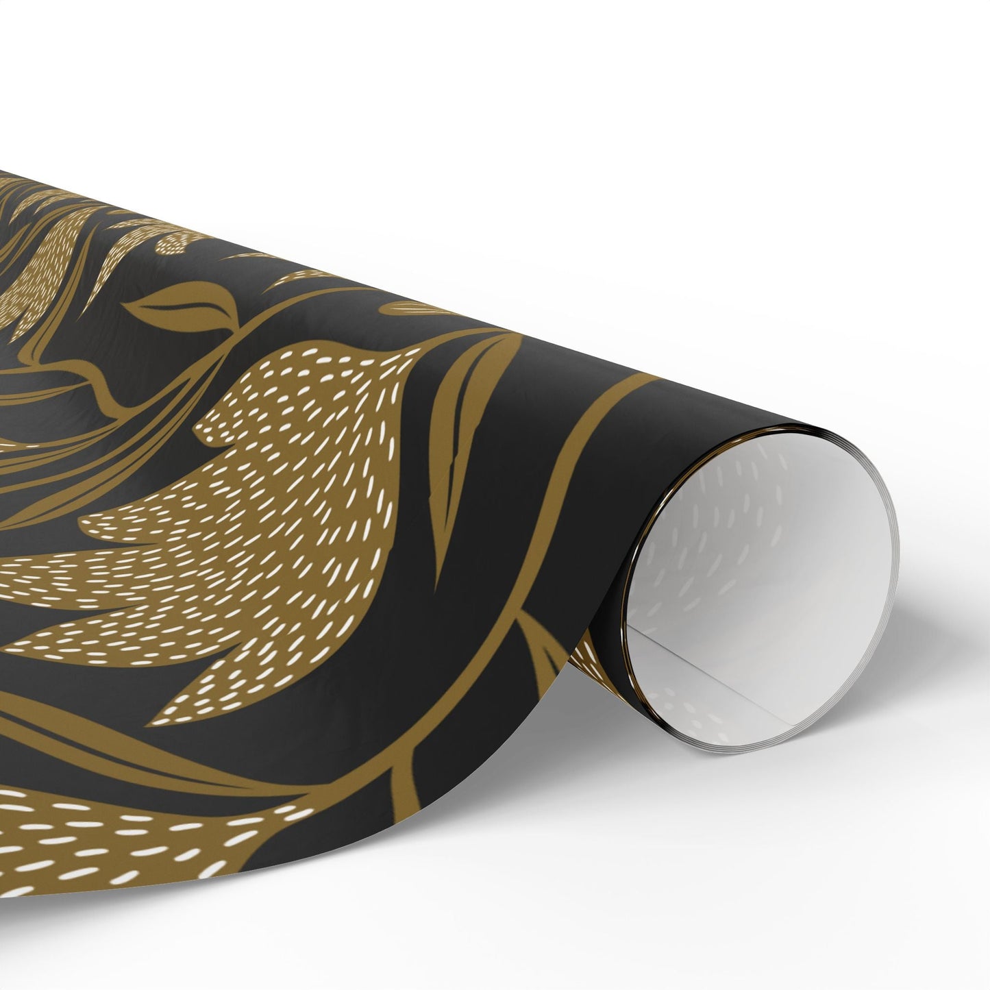 Gift Wrap | Black & Gold | Magnolia