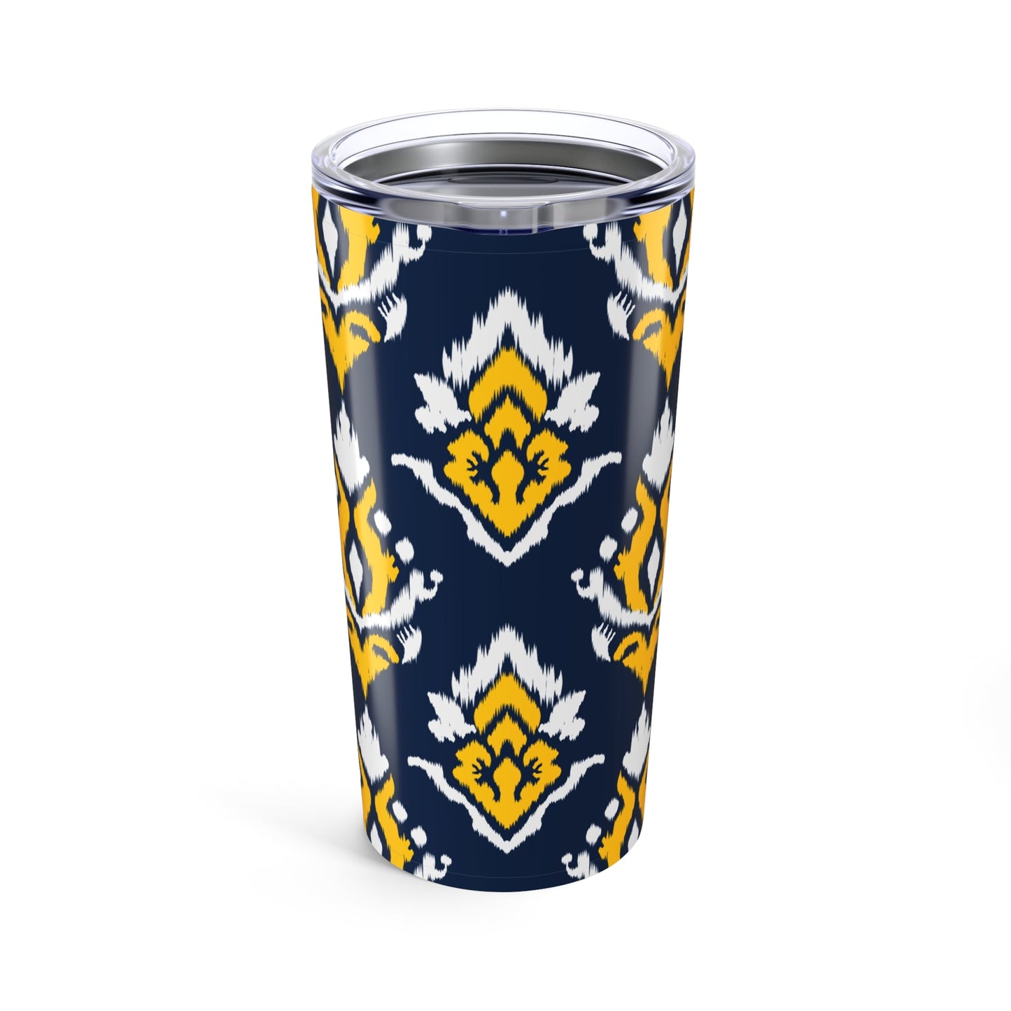 Tumbler | Yellow & Blue | Ikat