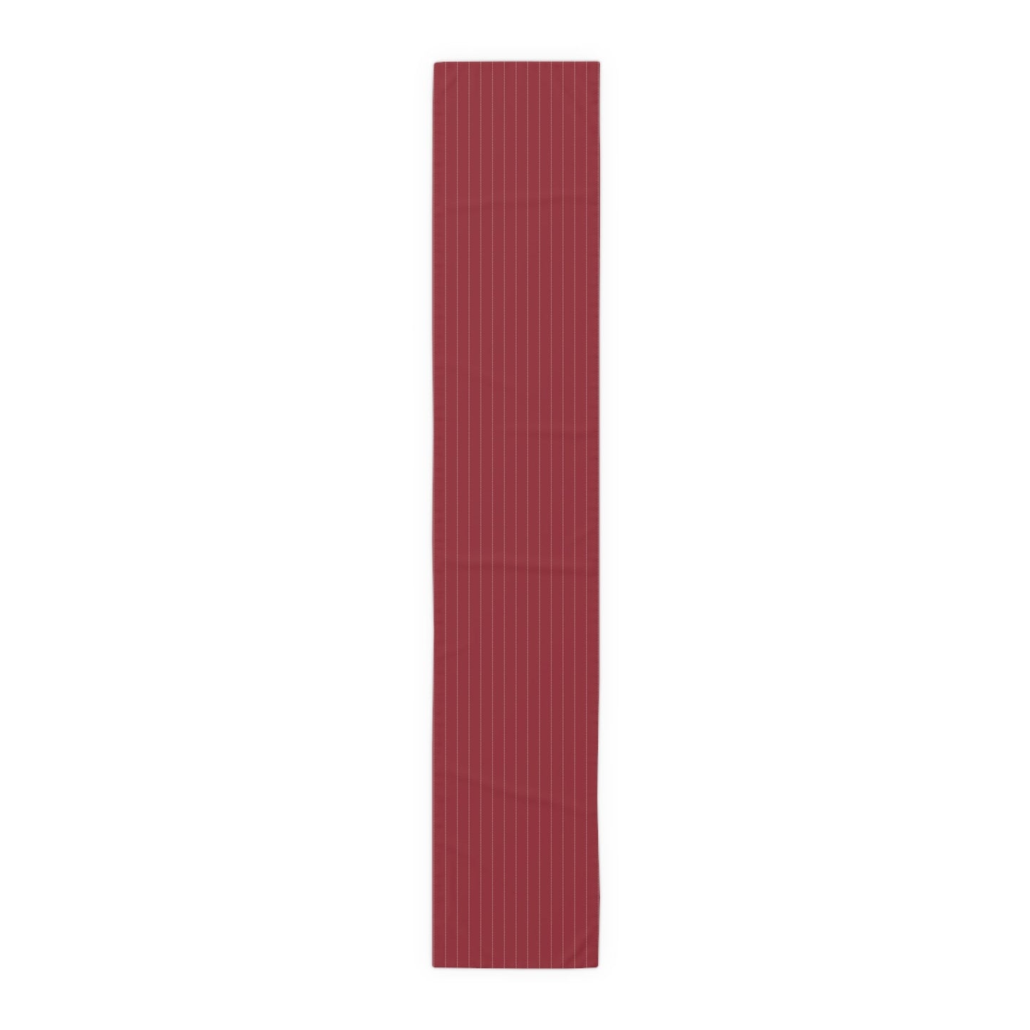 Table Runner | Maroon & White | Pinstripe
