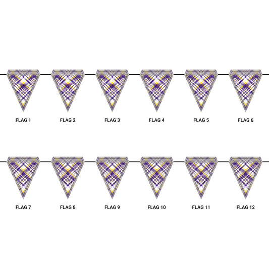 Flag Garland | Baton Rouge, Louisiana | Tartan