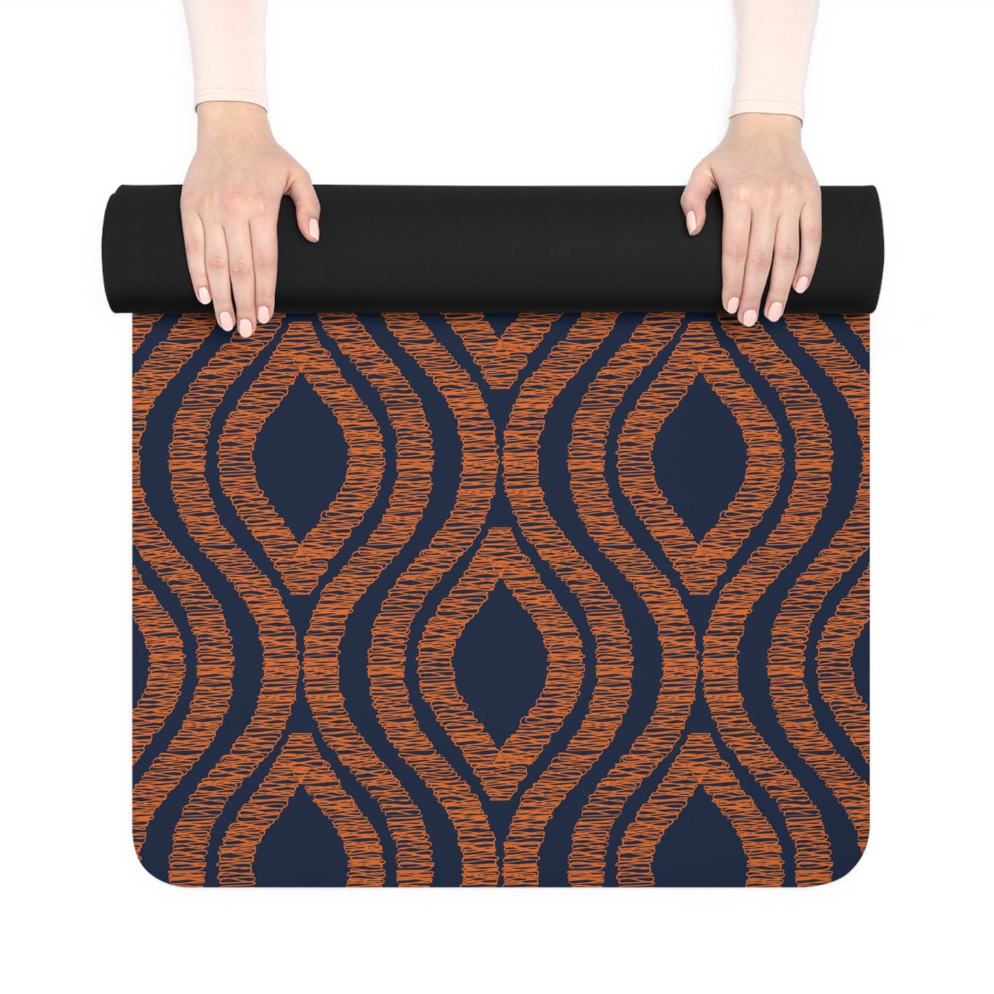 Yoga Mat | Orange & Blue | Ogee