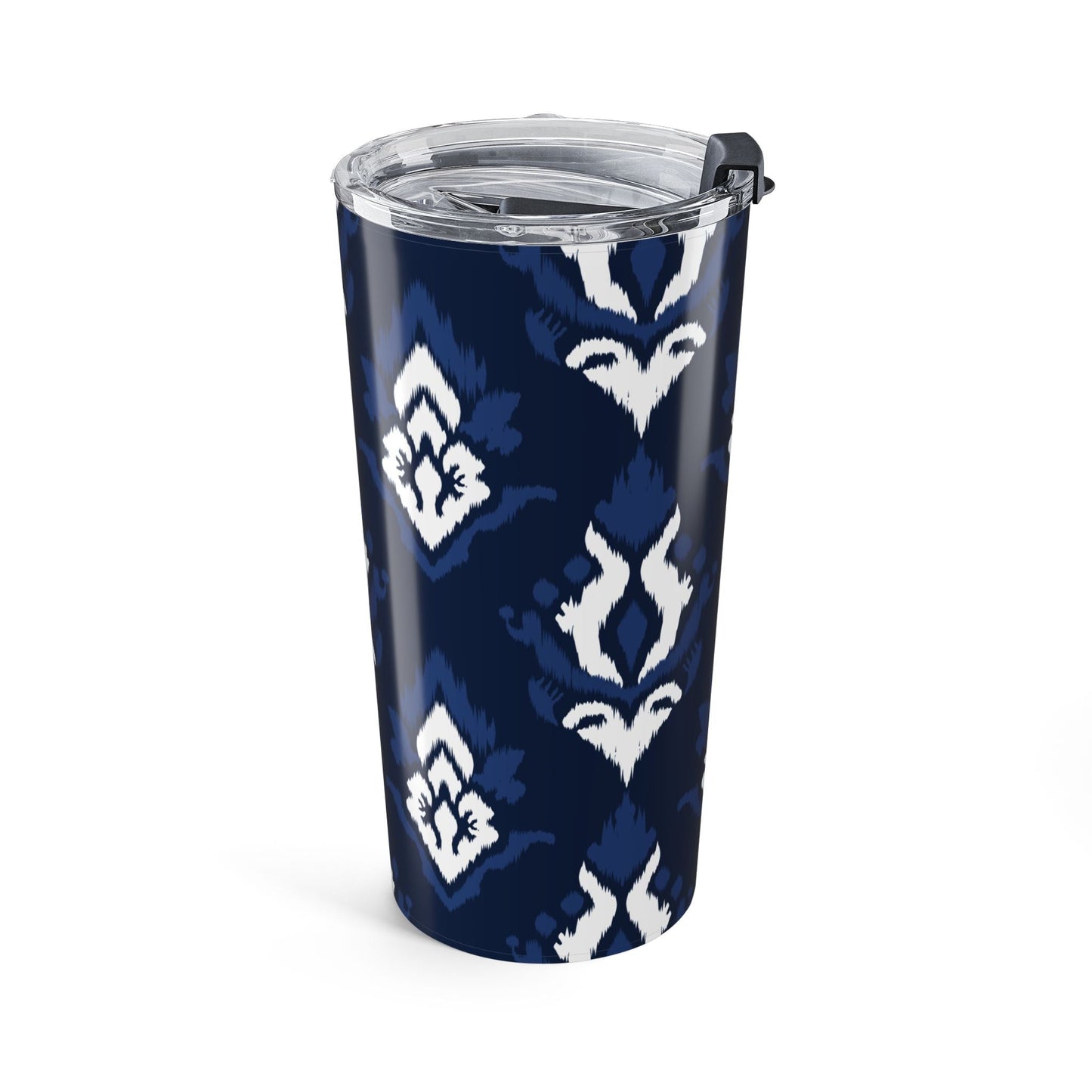 Tumbler | Navy & White | Ikat