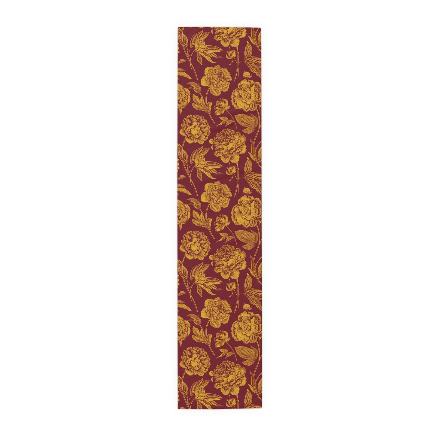 Table Runner | Red & Yellow | Peony