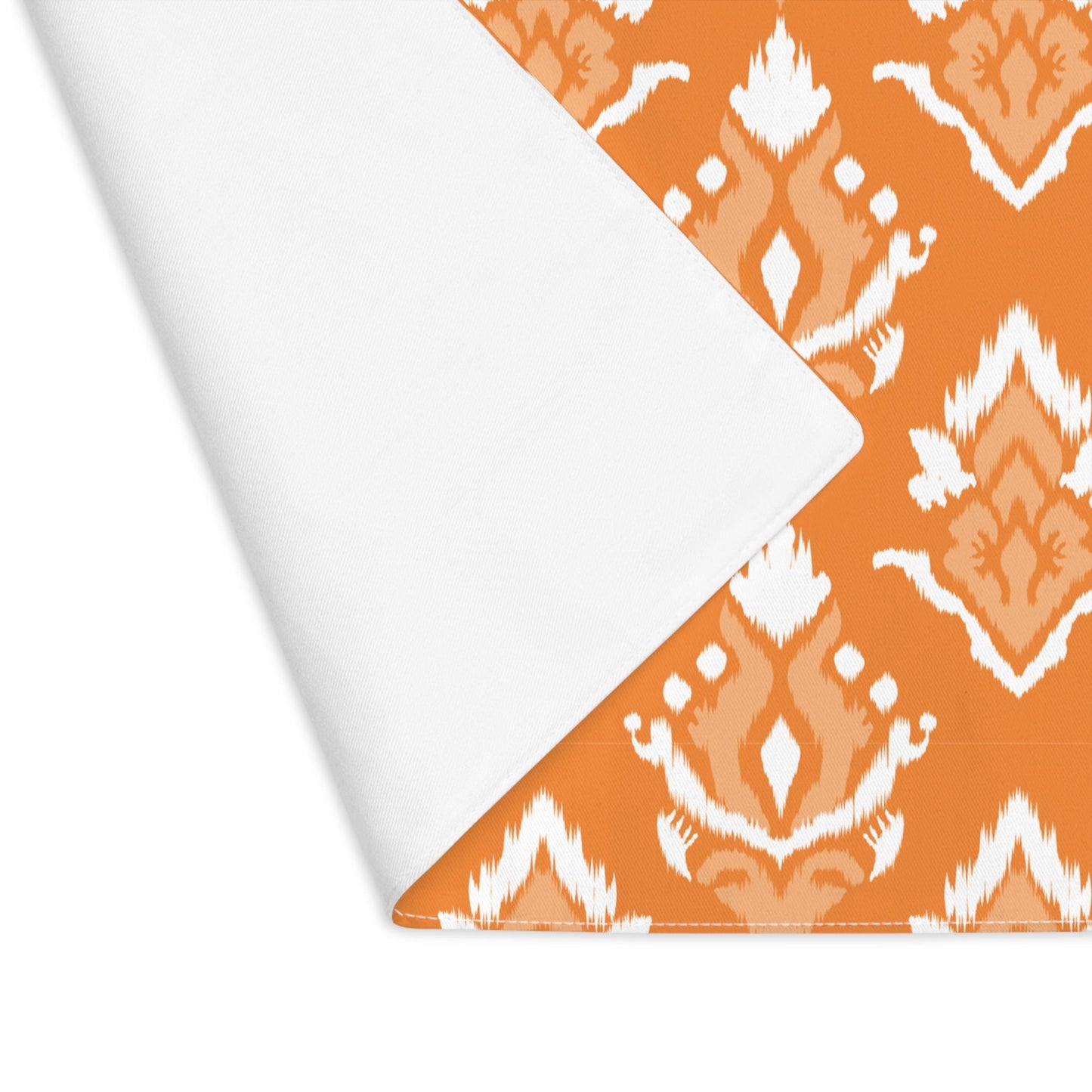 Placemat | Orange & White | Ikat