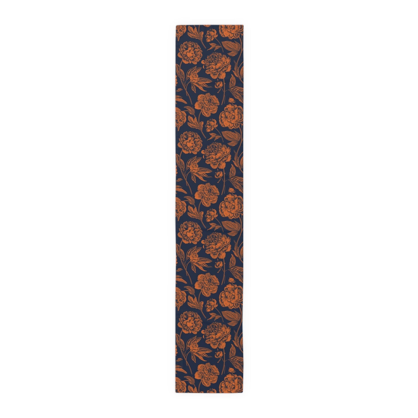 Table Runner | Orange & Blue | Peony