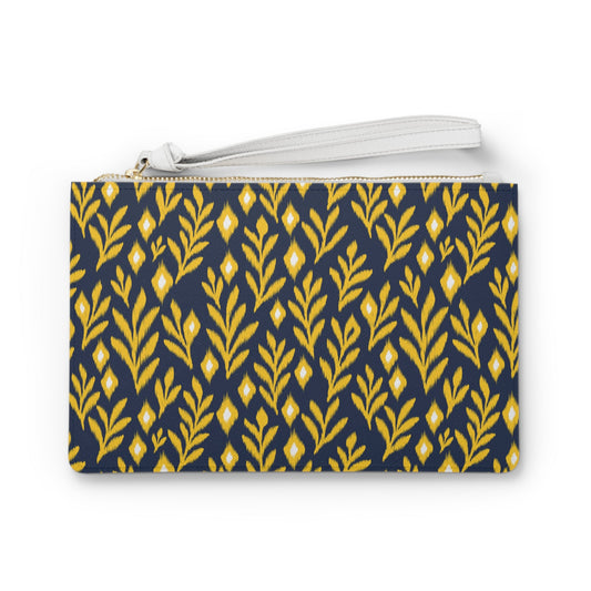 Clutch Bag | Yellow & Blue | Laurel