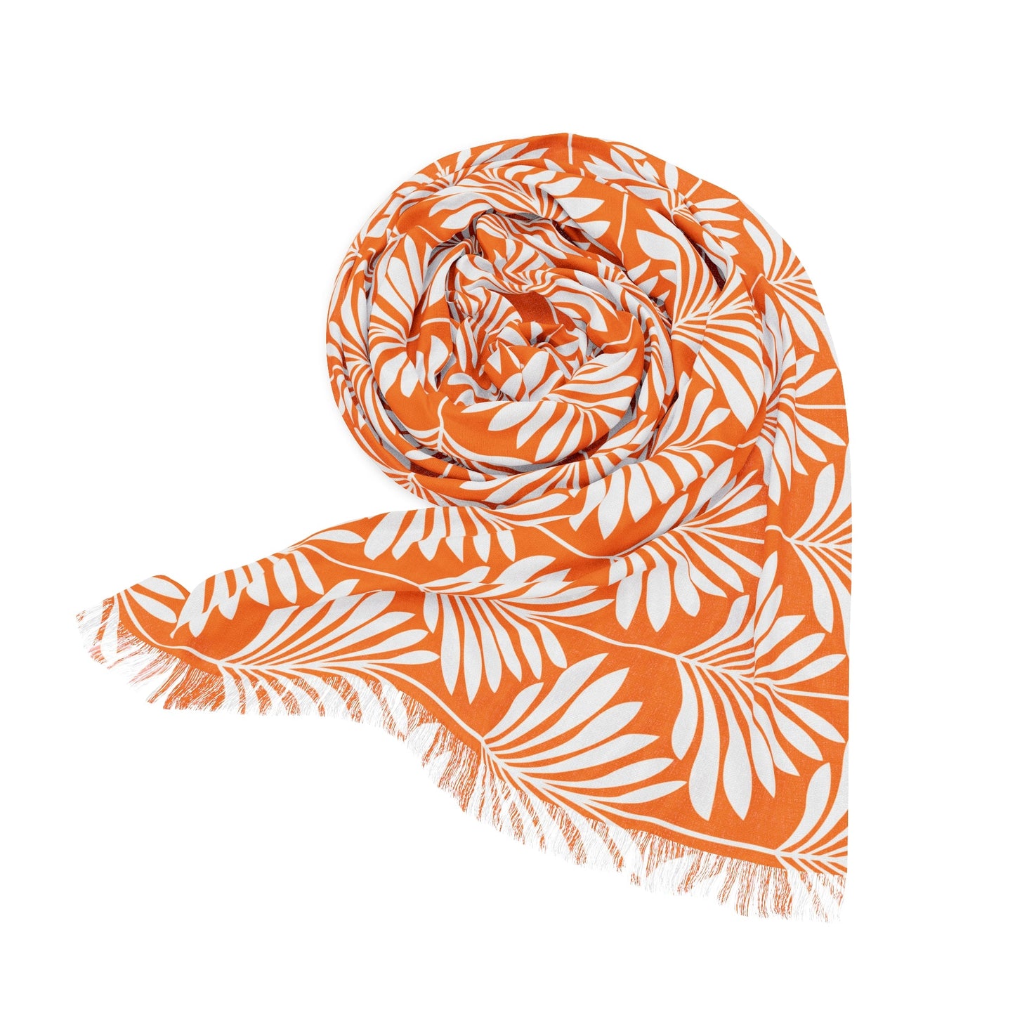Scarf | Orange & White | Deco
