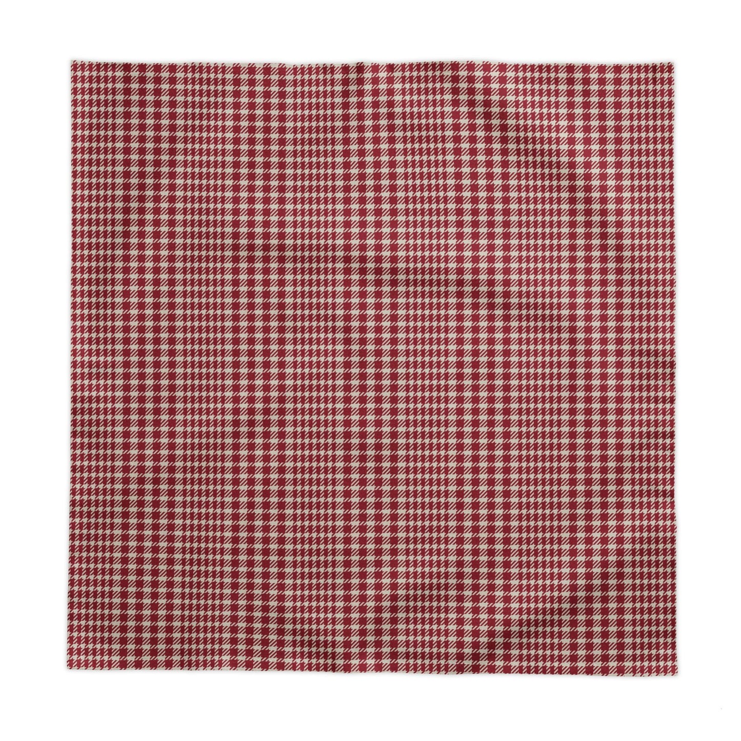 Tablecloth | Maroon & White | Tweed