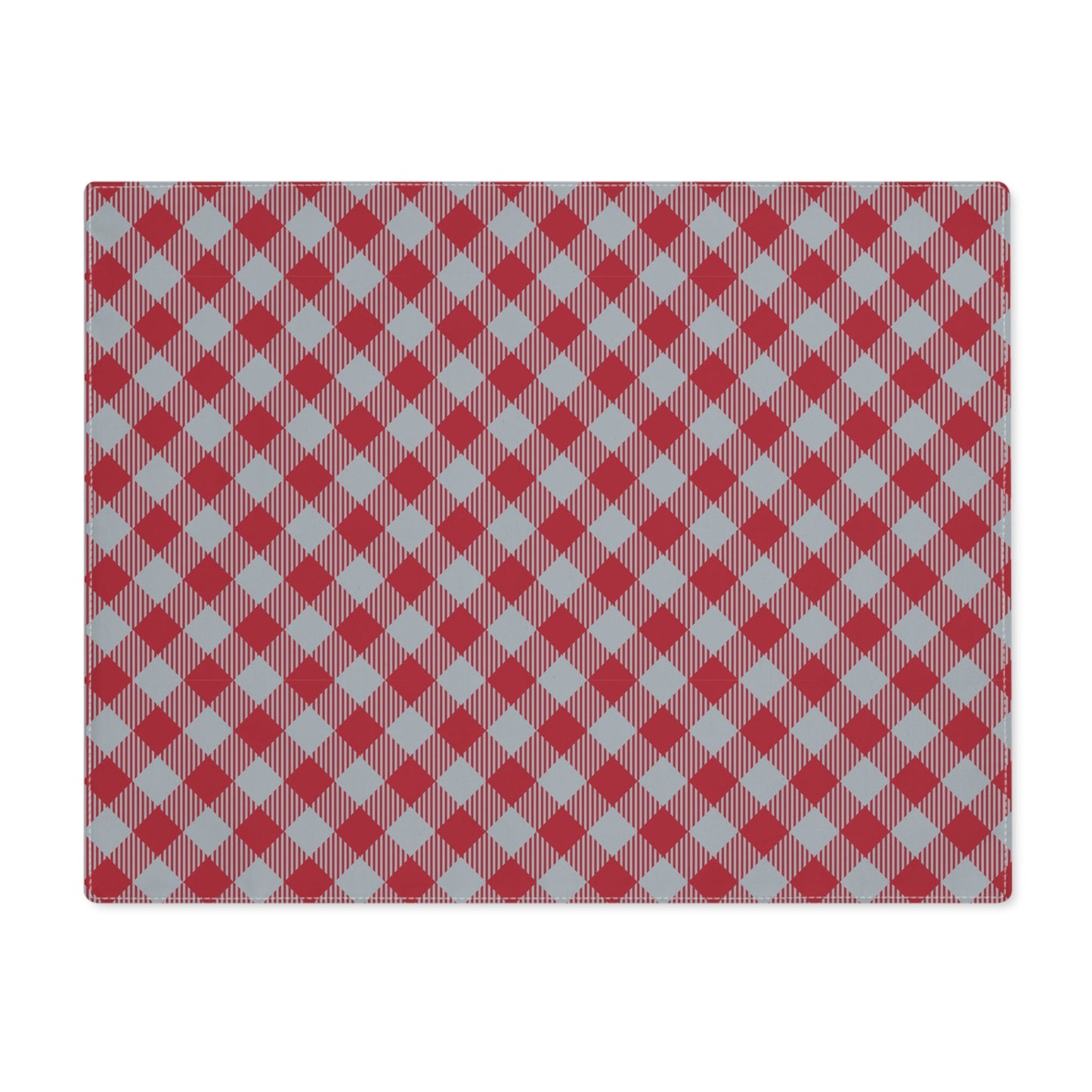 Placemat | Red & Gray | Gingham