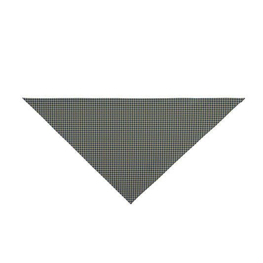 Pet Bandana | Blue & Gold | Houndstooth