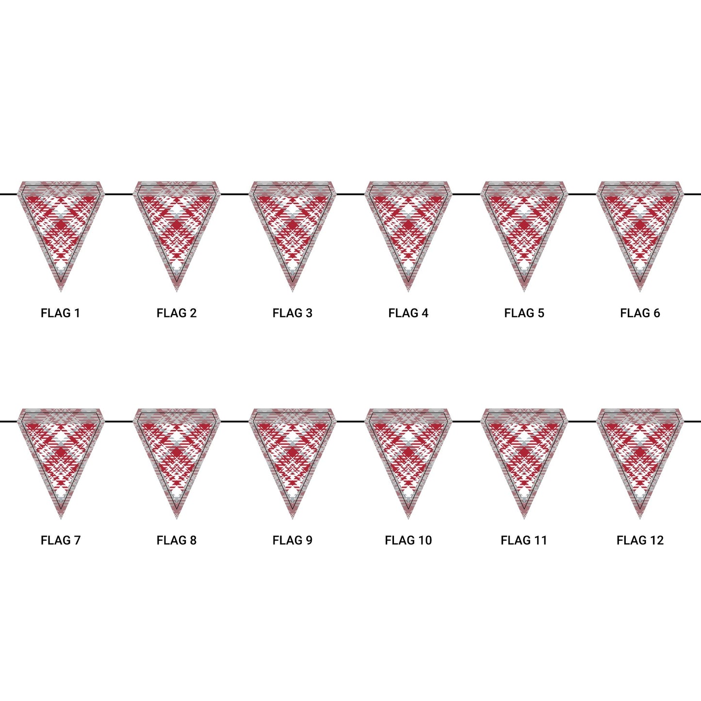 Flag Garland | Columbus, Ohio | Tartan