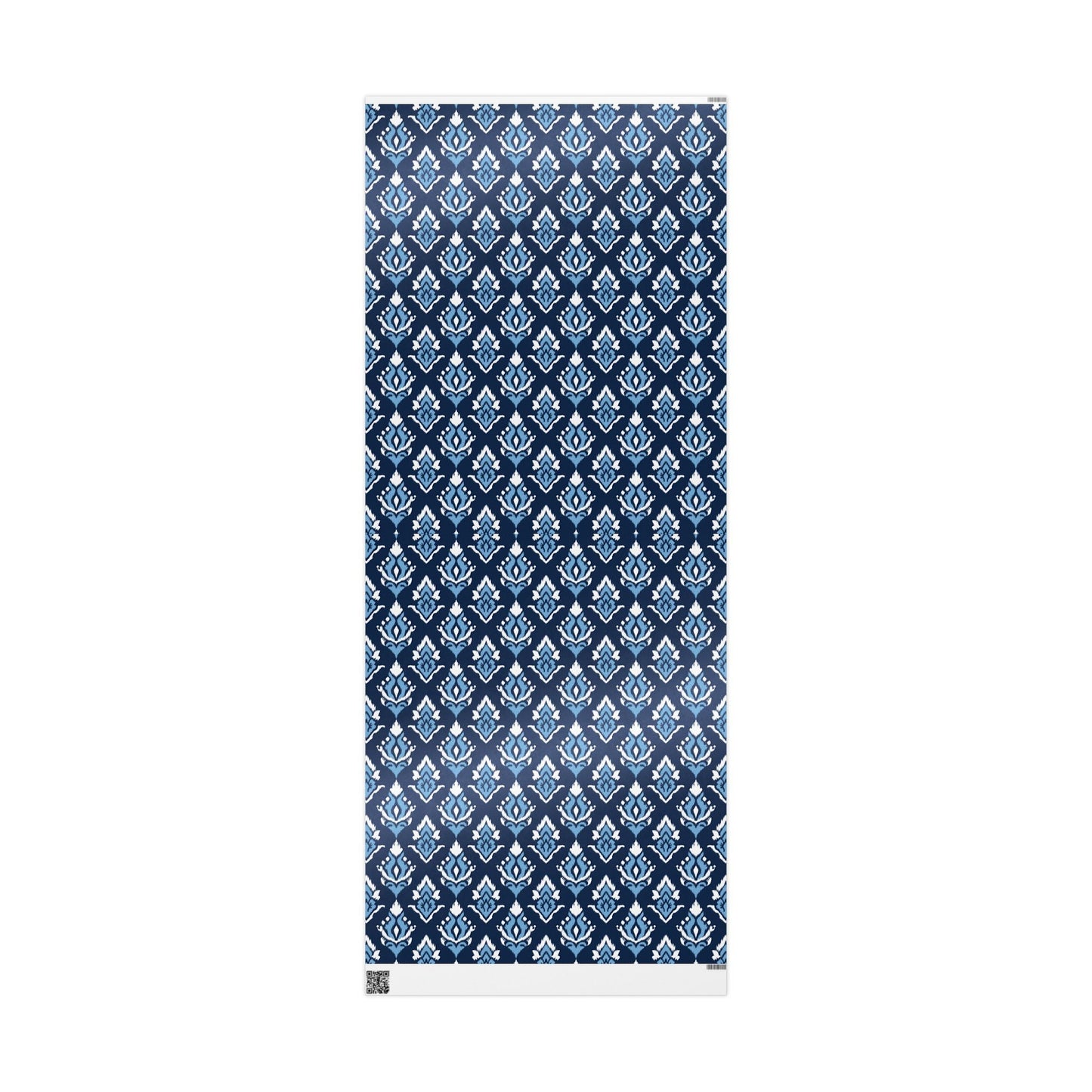Gift Wrap | Light Blue & White | Ikat