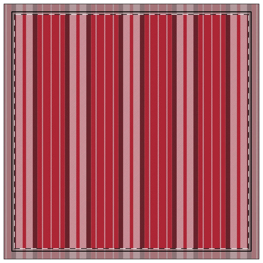 Napkins | Red & Black | Stripe