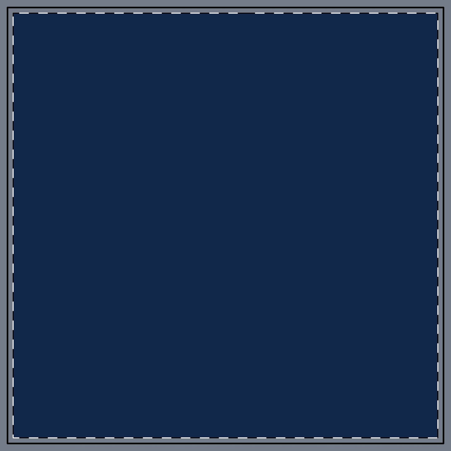 Tablecloth | Ann Arbor, Michigan | Dark (Blue)