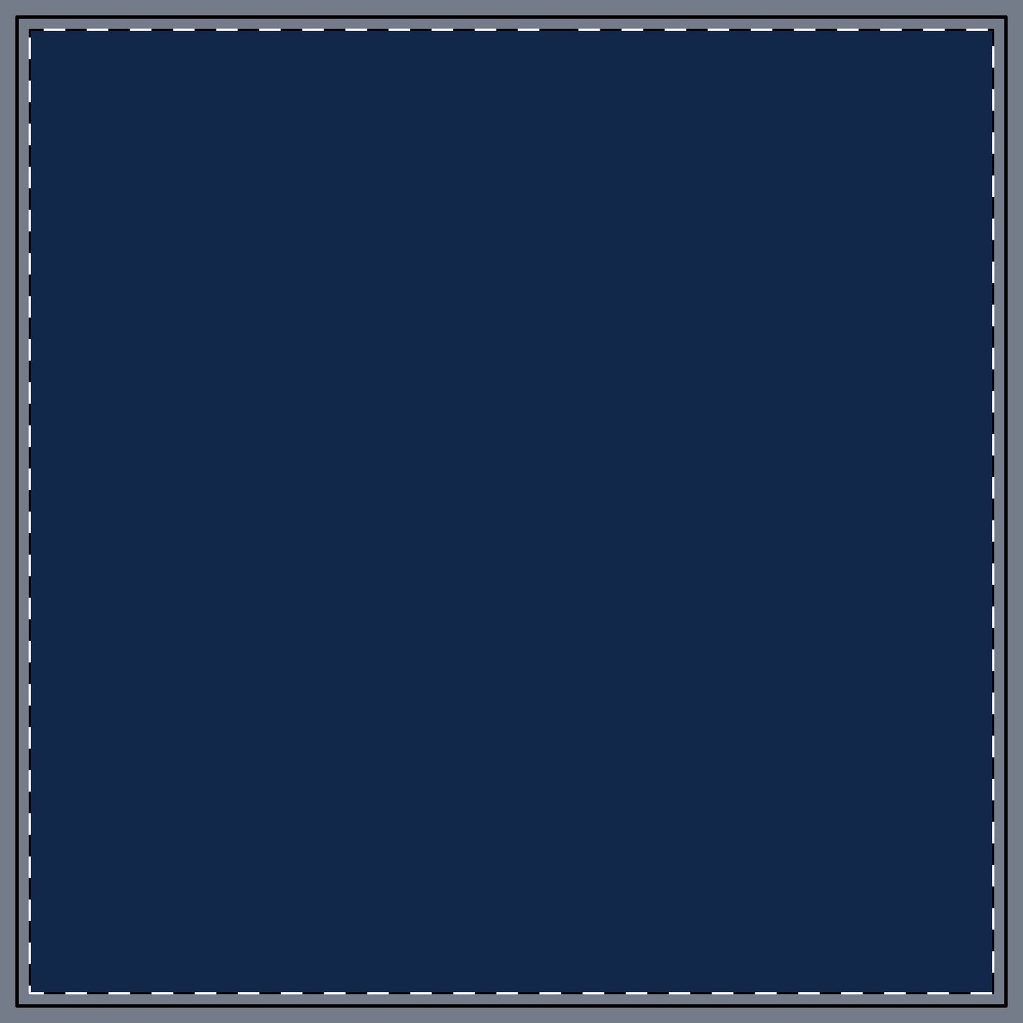 Tablecloth | Yellow & Blue | Dark (Blue)