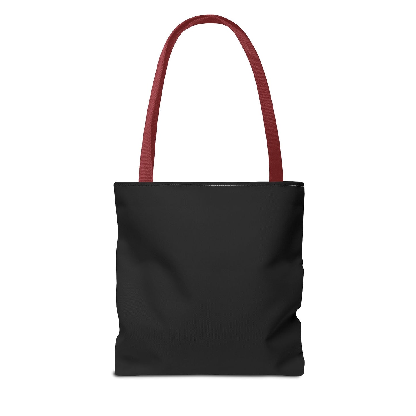 Tote Bag | Red & Black | Black