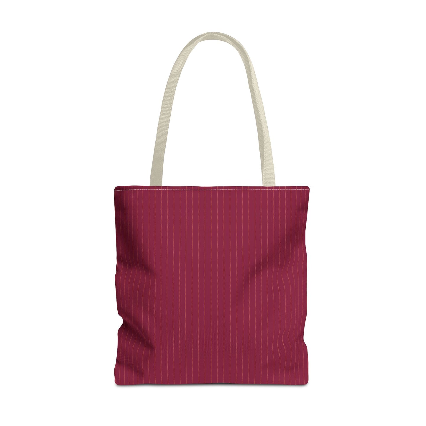 Tote Bags | Maroon & Orange | Pinstripe