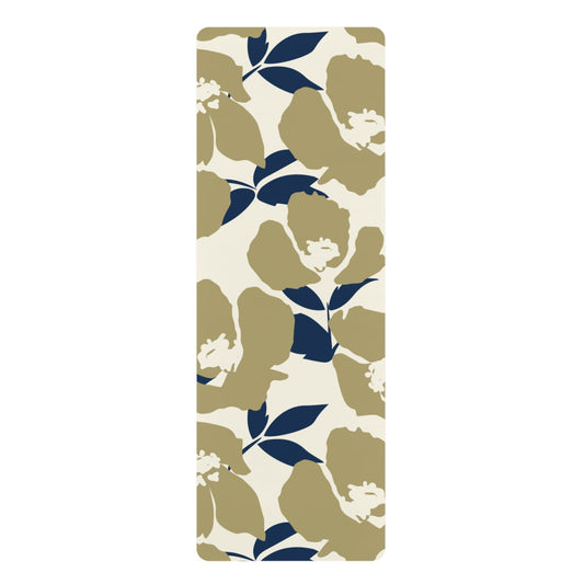 Yoga Mat | Blue & Gold | Poppy