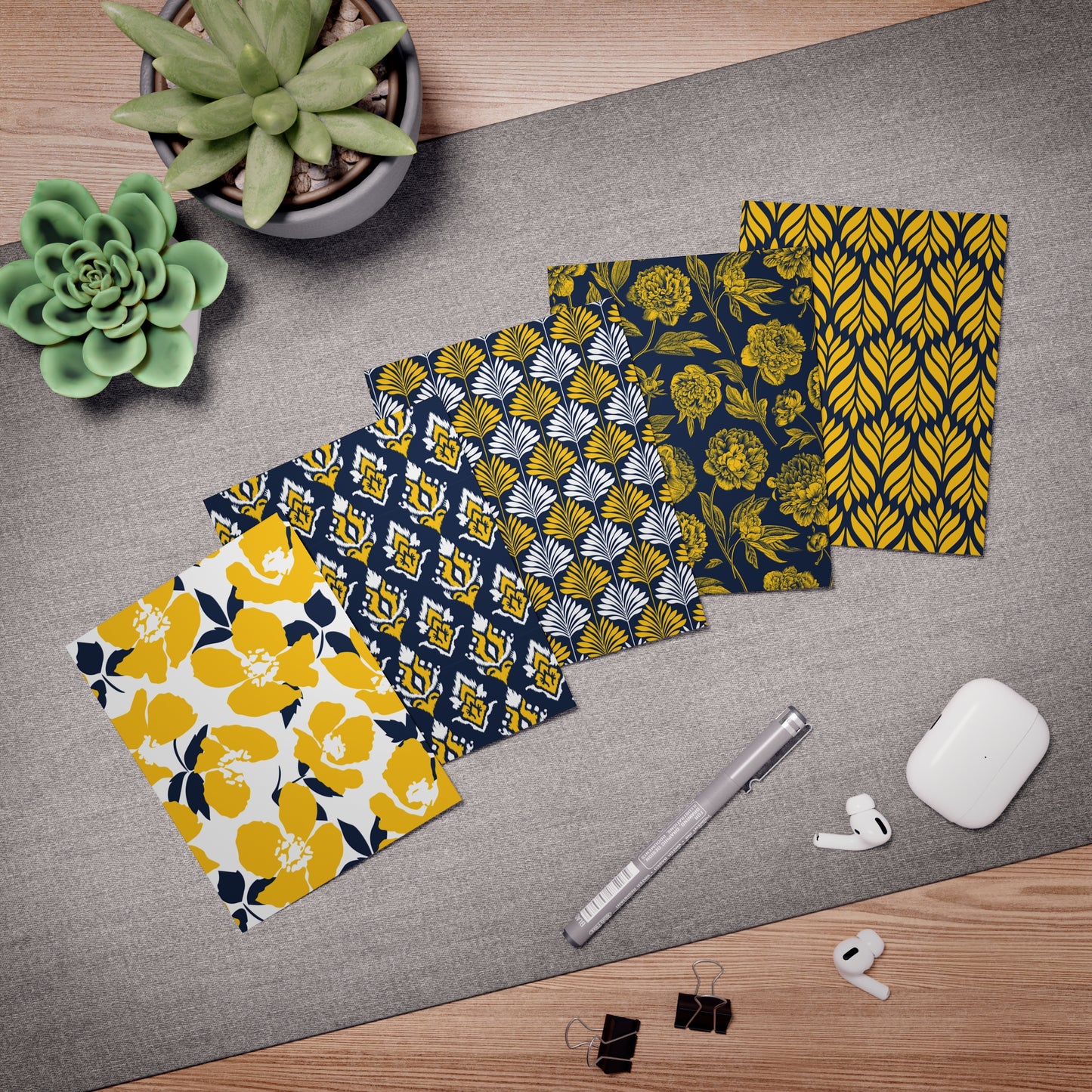 Multi-Design Note Cards, 5-Pack | Ann Arbor, Michigan