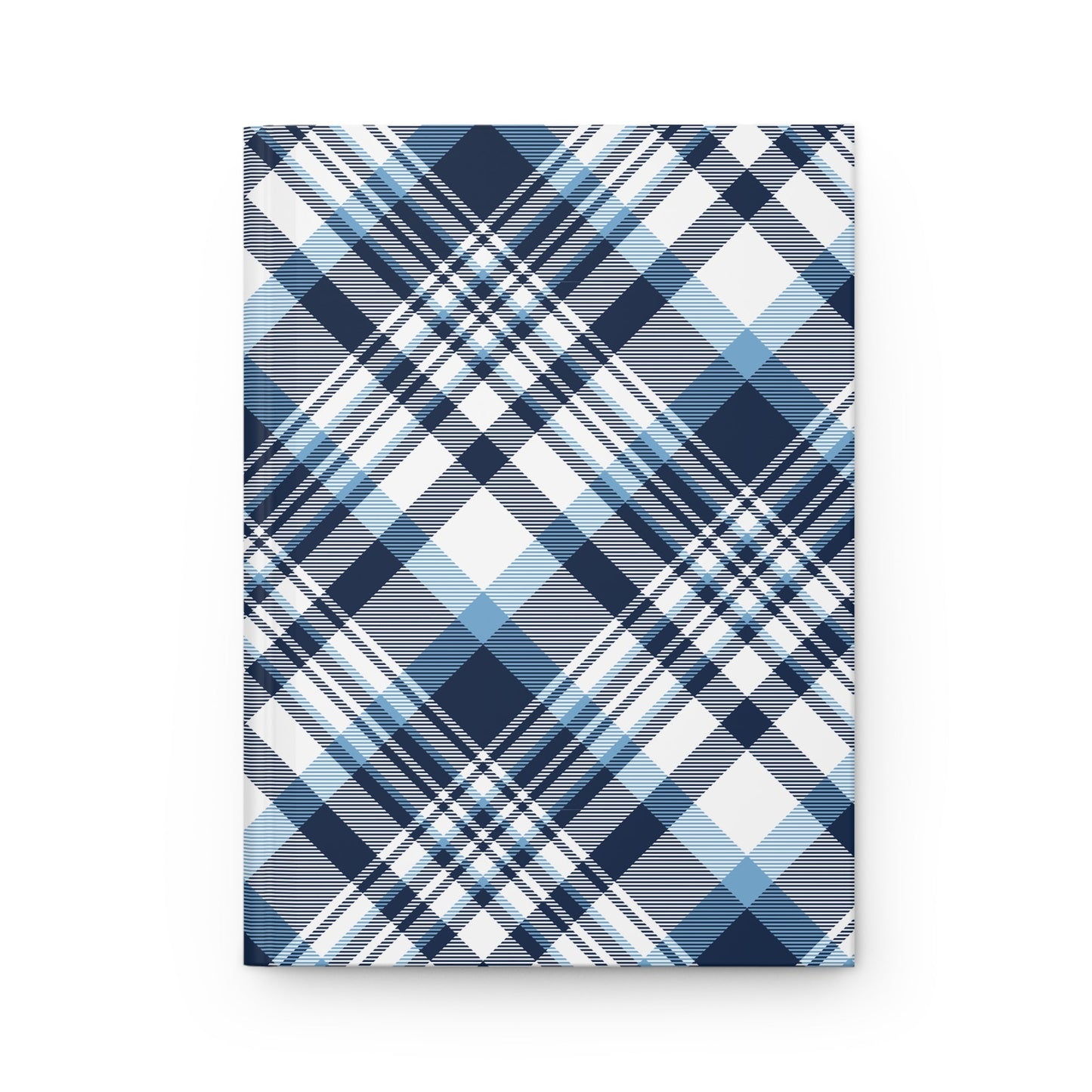 Journal | Light Blue & White | Tartan