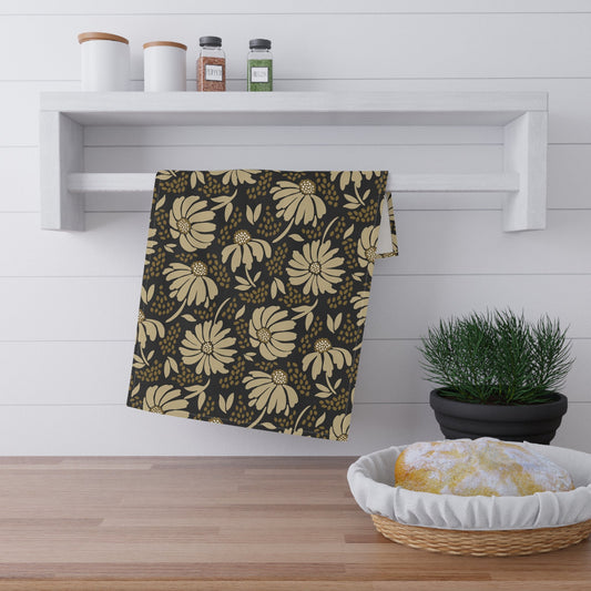 Tea Towel | Black & Gold | Bellis