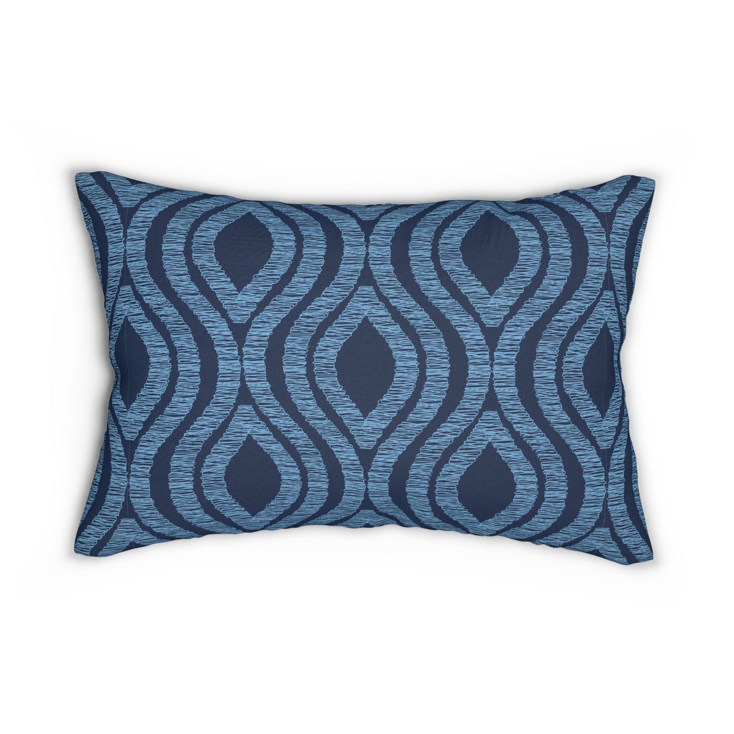 Pillow | Light Blue & White | Ogee