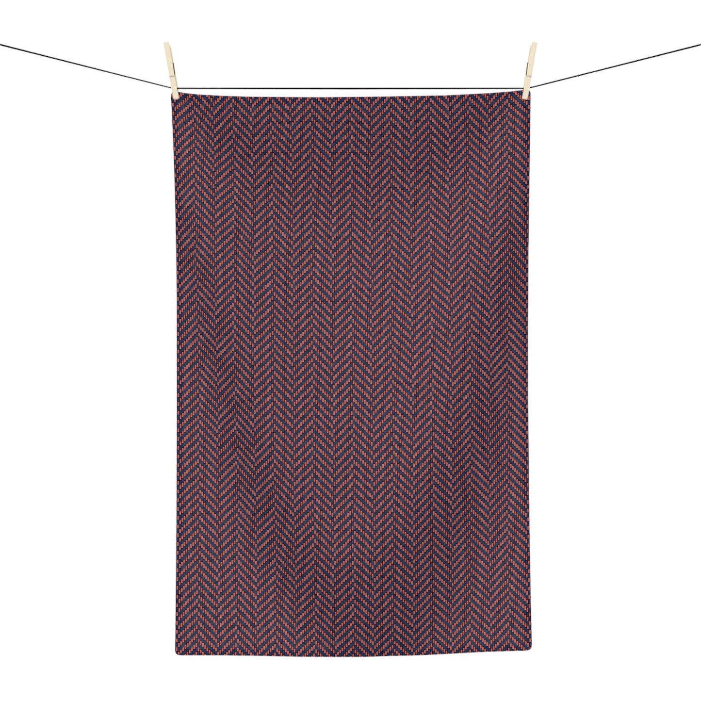 Tea Towel | Charlottesville, Virginia | Herringbone