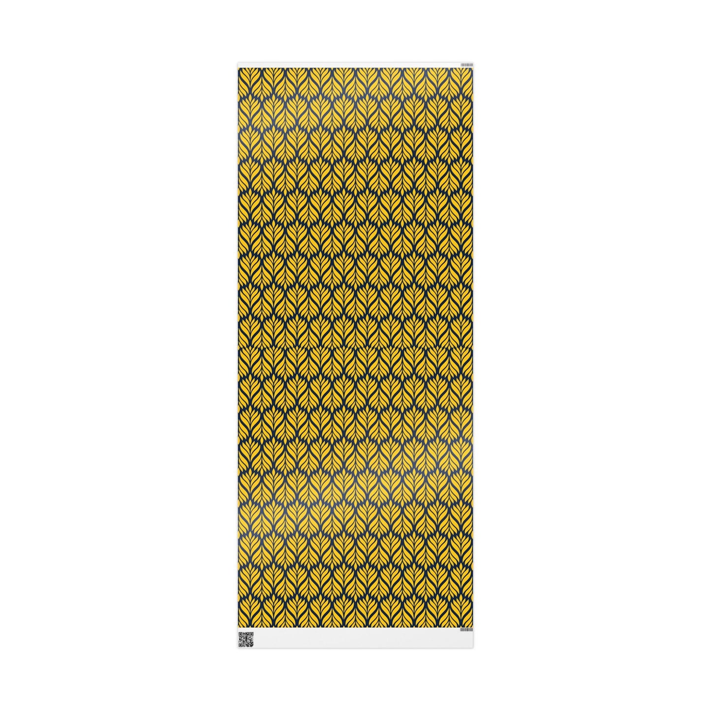 Gift Wrap | Yellow & Blue | Palm